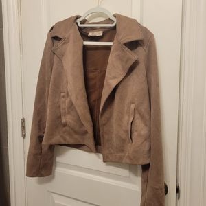 Philosophy Faux Suade Jacket